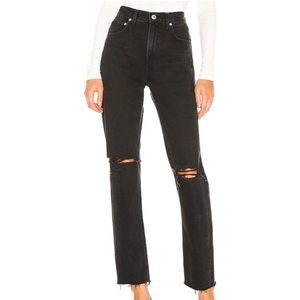 Size 30 AGolde Cherie black jeans